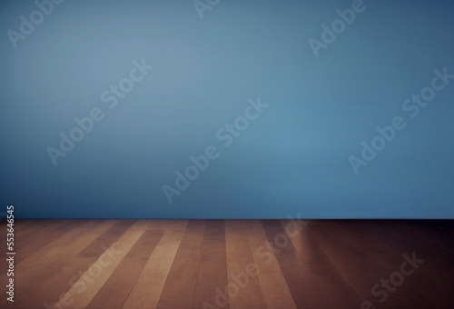 Brown wooden floor wall paneling © vuang
