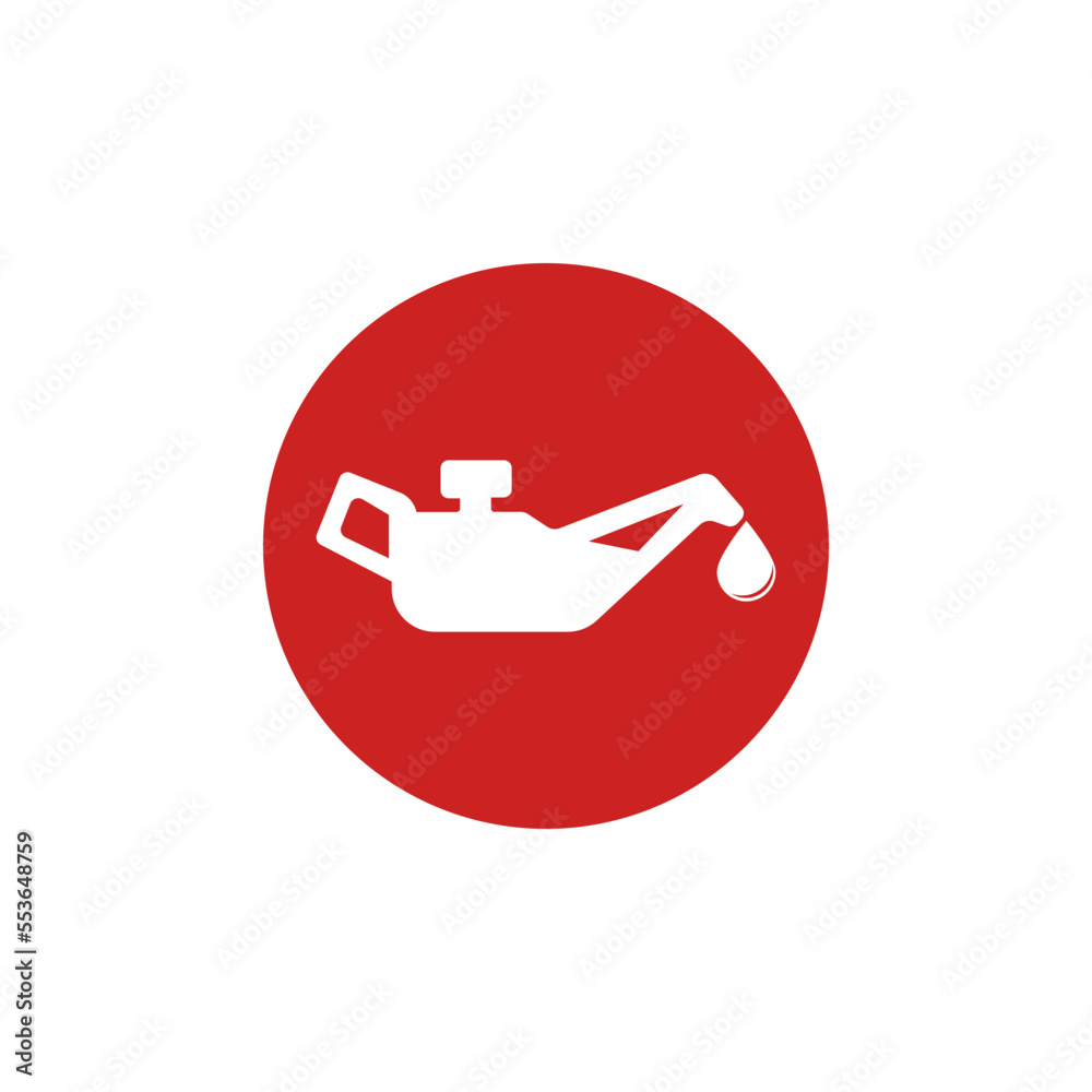 Fototapeta premium Oil canister icon, gasoline icons vector. Simple illustration of icon vector icons of oil canister oil vector icons for web refueling vector icons