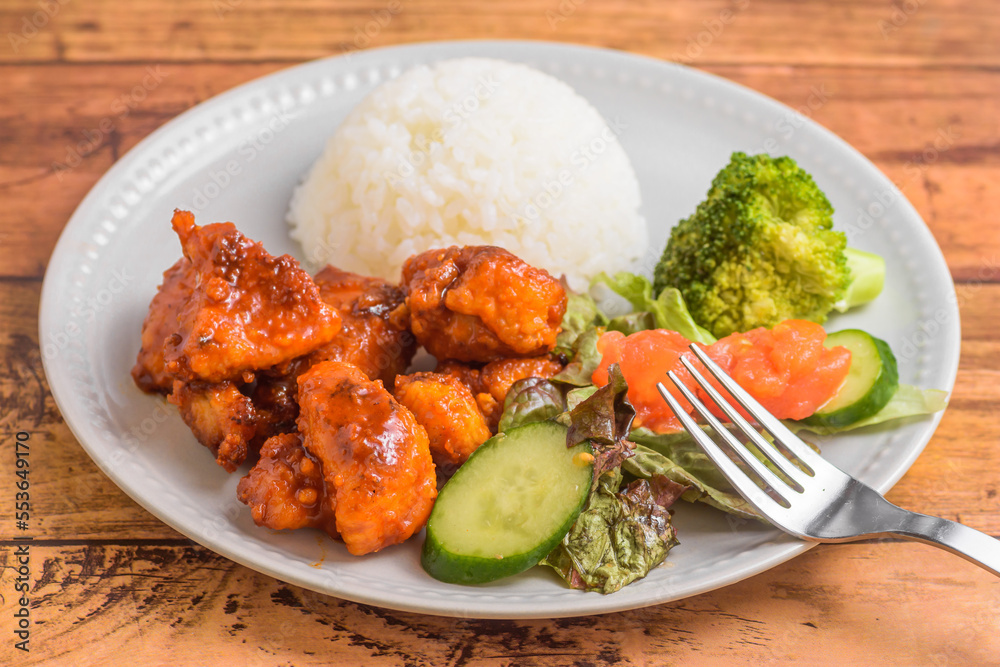 ヤンニョムチキンランチ ヤンニョムチキンランチ