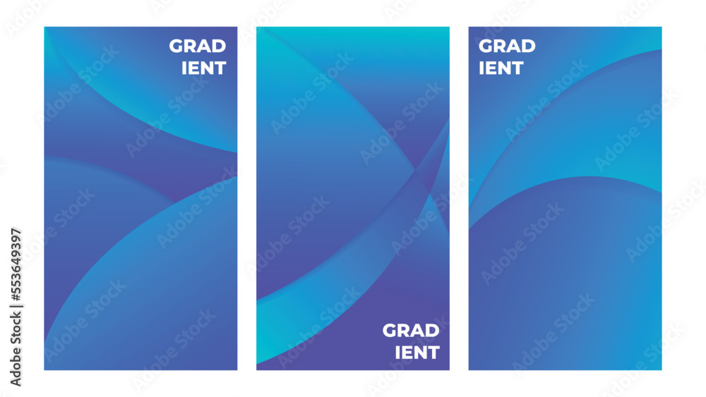 Fototapeta premium Abstract gradient background design