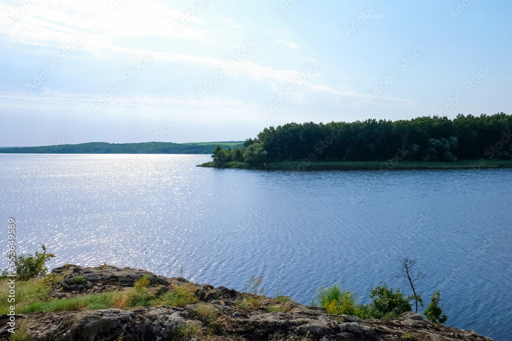 Beautiful view of river on sunny day