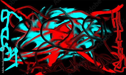 Colorful blur shaded abstract background.