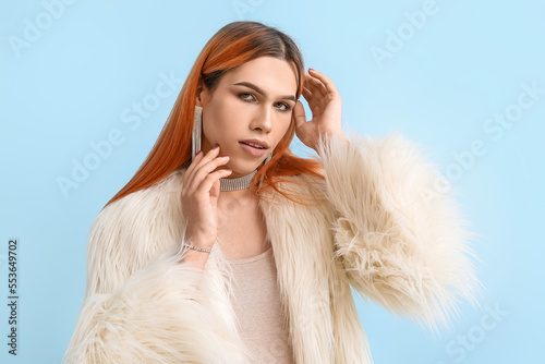 Young transgender woman wit...