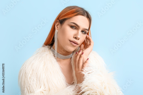 Young transgender woman wit...
