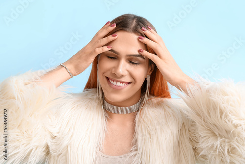 Young transgender woman wit...