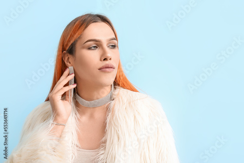 Young transgender woman wit...