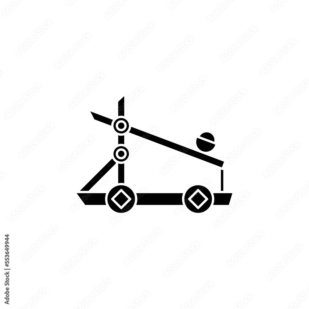 the catapult icon is suitable for your web, apk or project with a medieval theme the catapult icon is suitable for your web, apk or project with a medieval theme