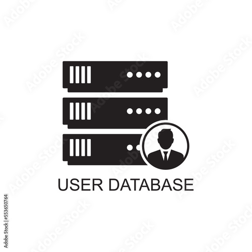 user database icon , server icon
