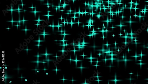 Particles abstract background with glowing lights