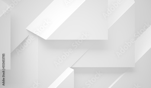 White Business Style Background (3D Illustration)