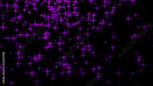 Particles abstract background with glowing lights