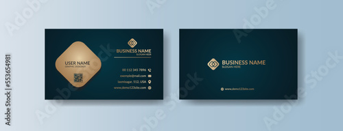 luxury modern business card template vector design. Creative visiting card template design