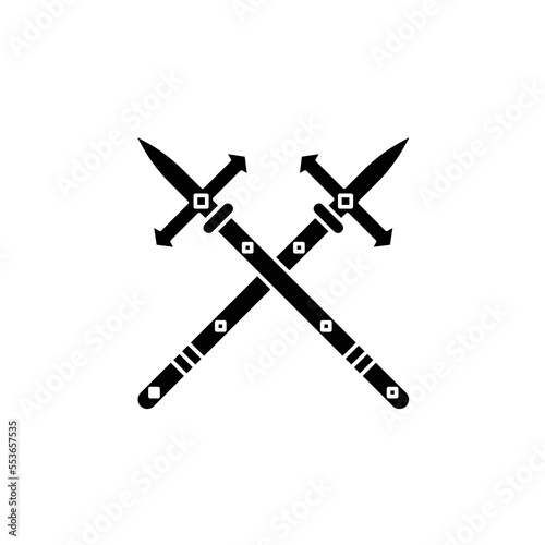 the spear icon is suitable for your web, apk or project with a medieval theme