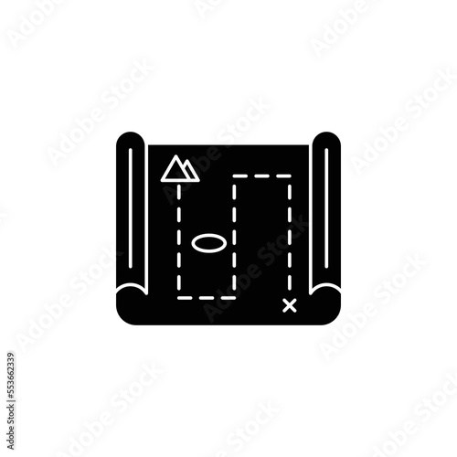 the treasure map icon is suitable for your web, apk or project with the theme of medieval