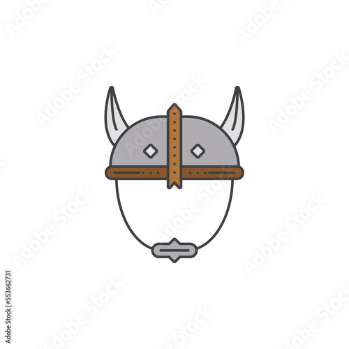 the viking helmet icon is suitable for your web, apk or project with a medieval war theme