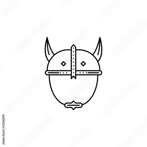 the viking helmet icon is suitable for your web, apk or project with a medieval war theme