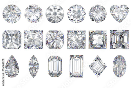 Easy to use popular diamonds popular jewelry, PNG format photo