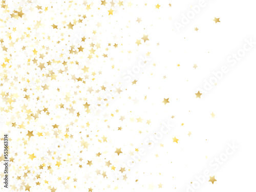 Magic gold sparkle texture vector star background.