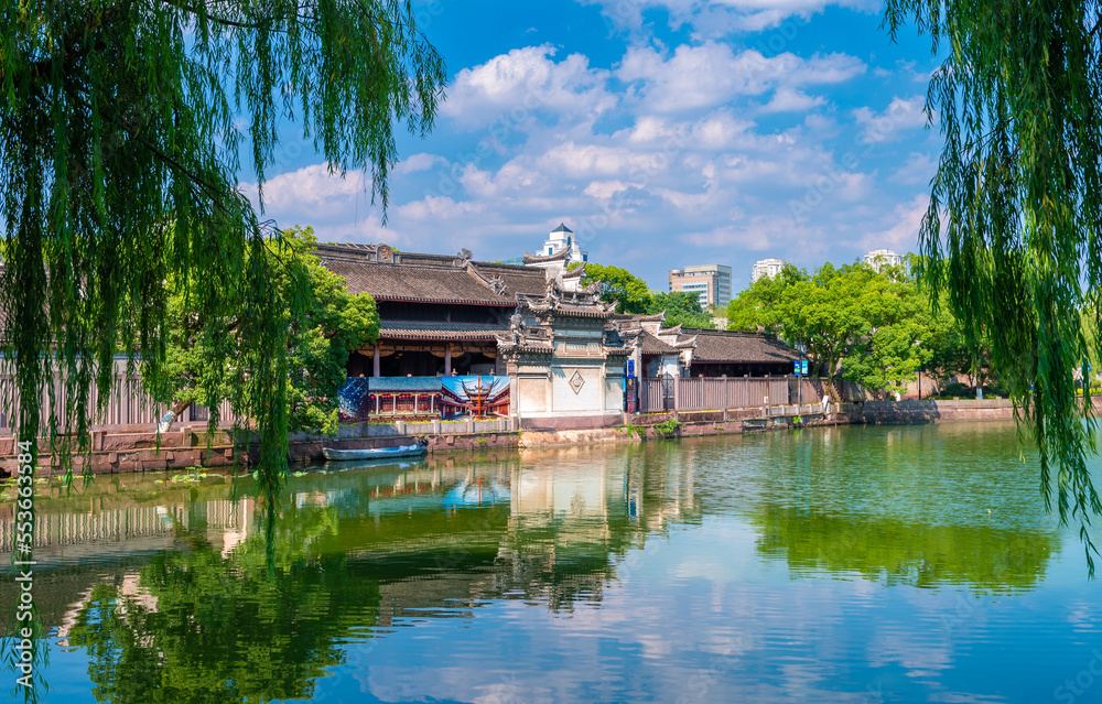 Lake Scenery of Tianyi Museum, Ningbo, Zhejiang, China Lake Scenery of Tianyi Museum, Ningbo, Zhejiang, China