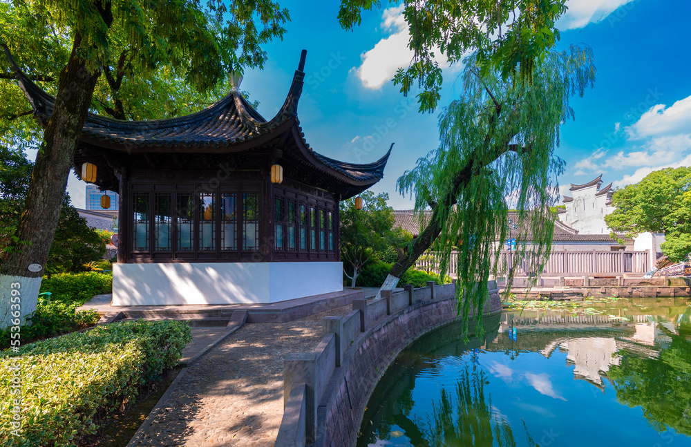 Lake Scenery of Tianyi Museum, Ningbo, Zhejiang, China Lake Scenery of Tianyi Museum, Ningbo, Zhejiang, China