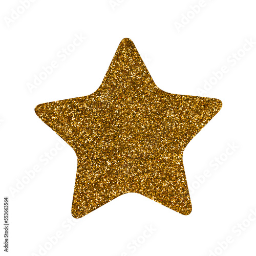 golden star christmas decoration