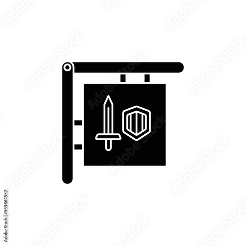 the weapon shop icon is suitable for your web, apk or project with a medieval war theme