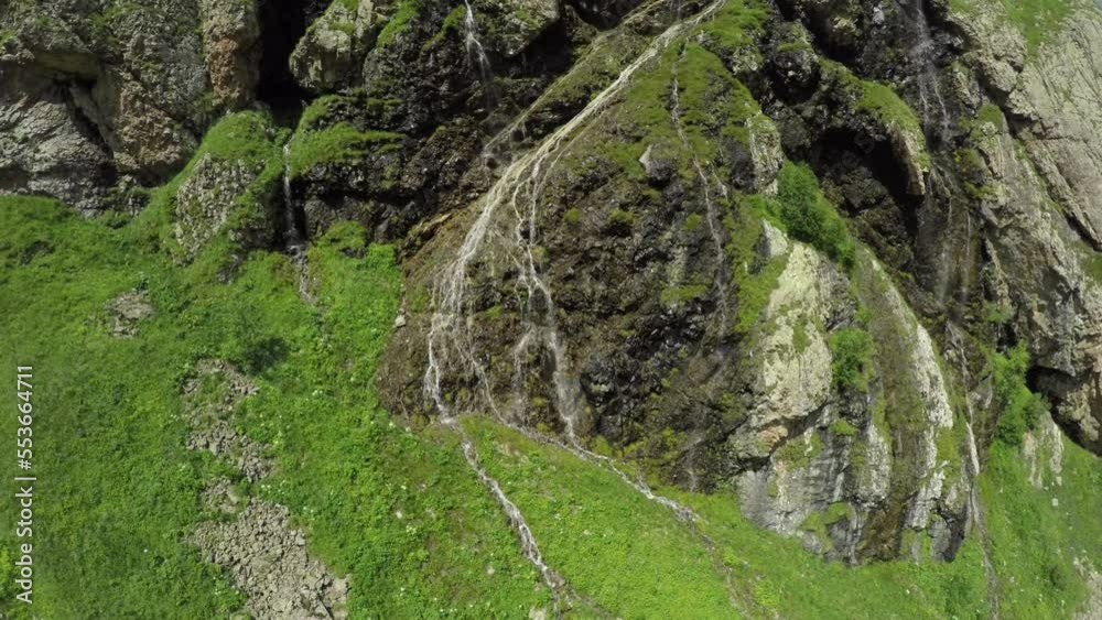 Caucasus, Ossetia. Bugulta Gorge. Mountain Creek. Caucasus, Ossetia. Bugulta Gorge. Mountain Creek.