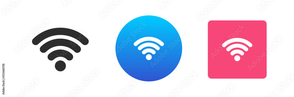 Wi fi signal internet connection wireless network cyberspace communication icon set vector flat Wi fi signal internet connection wireless network cyberspace communication icon set vector flat