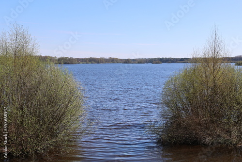 Blick auf die Thülsfelder Talsperre im Oldenburger Münsterland	 photo