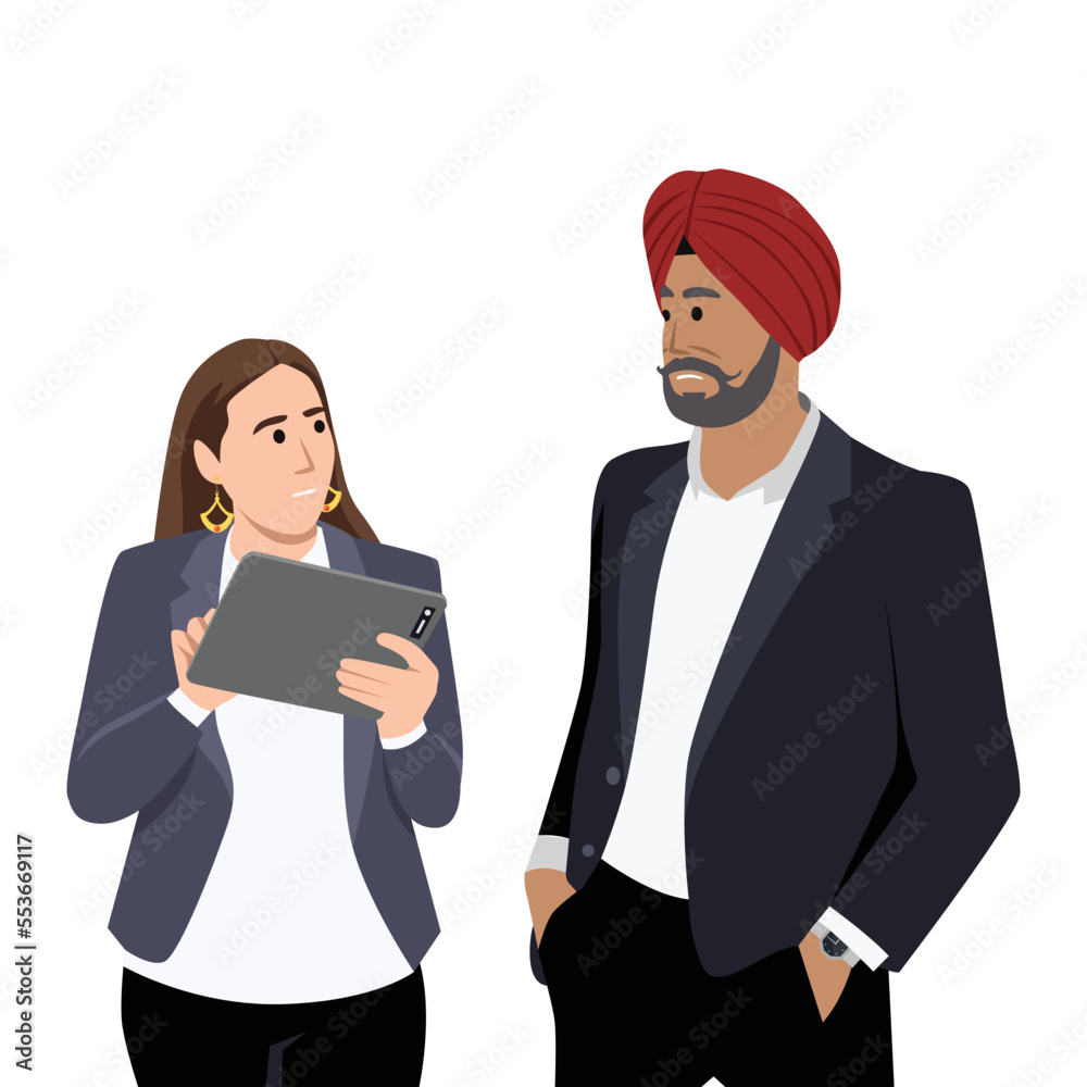 Male boss critisizing female employee overwhelmed with work isolated on white background. Chief or director and assistant or office worker. Conflict scene. Modern flat cartoon vector illustration. Male boss critisizing female employee overwhelmed with work isolated on white background. Chief or director and assistant or office worker. Conflict scene. Modern flat cartoon vector illustration.