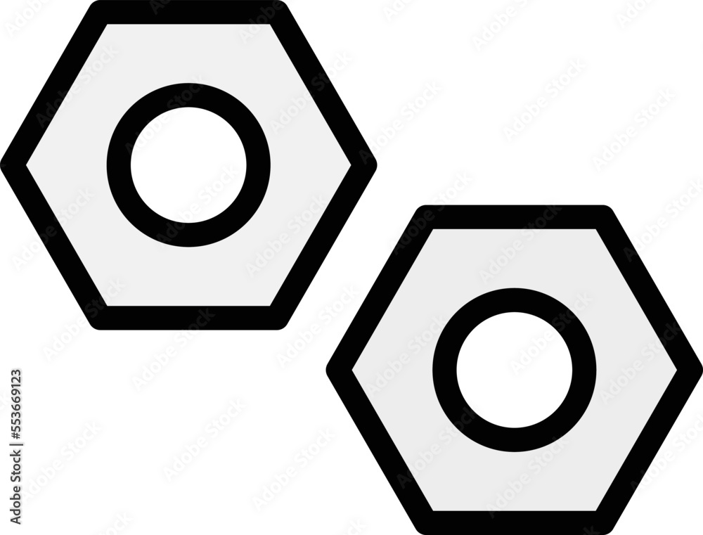 Nut Vector Icon Design Illustration Nut Vector Icon Design Illustration