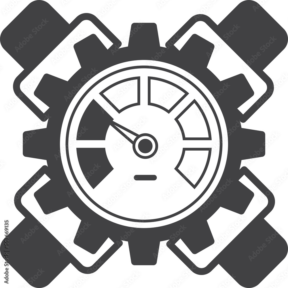gauges for machines illustration in minimal style gauges for machines illustration in minimal style