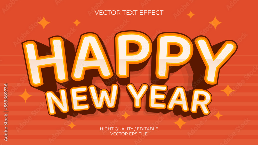 New Year Text Effects
