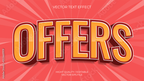 Sale Promo Illustrator Text Effects