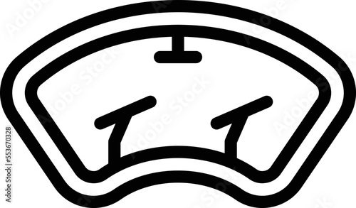 Windscreen Vector Icon Design Illustration