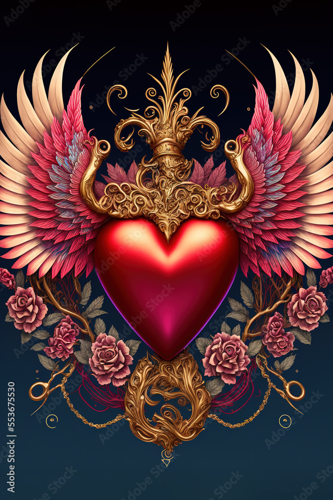 logo, cupid, valentines day, heart, art illustration logo, cupid, valentines day, heart, art illustration