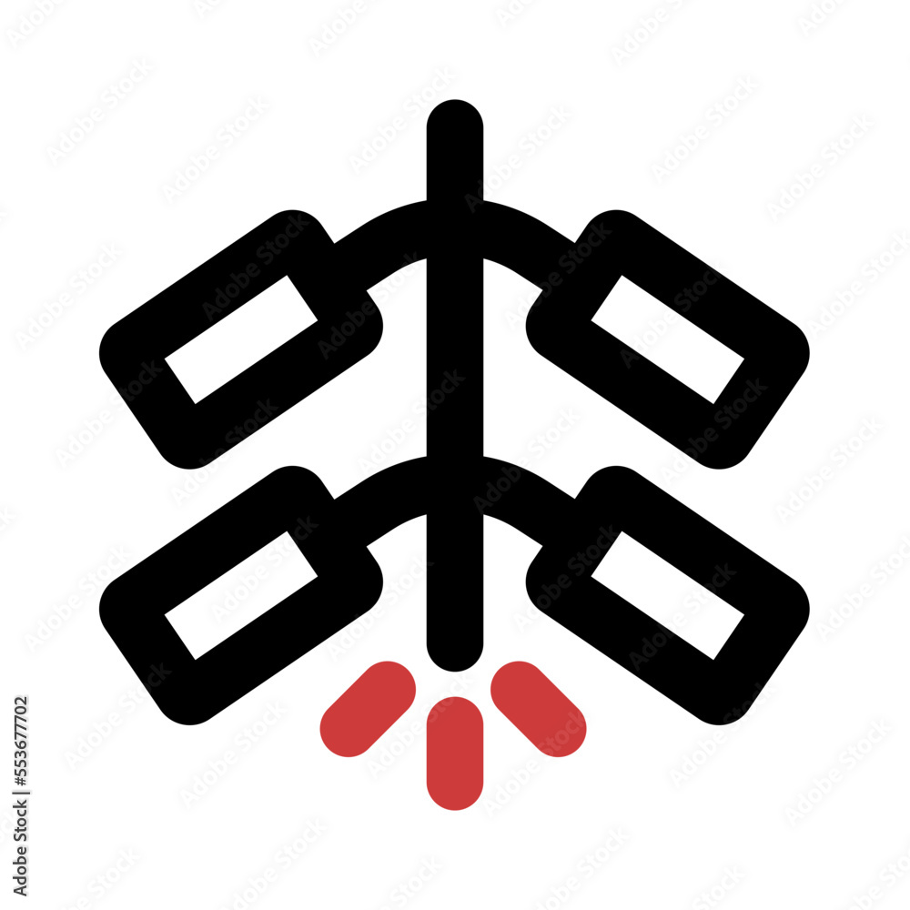 Fototapeta premium hang firecrackers