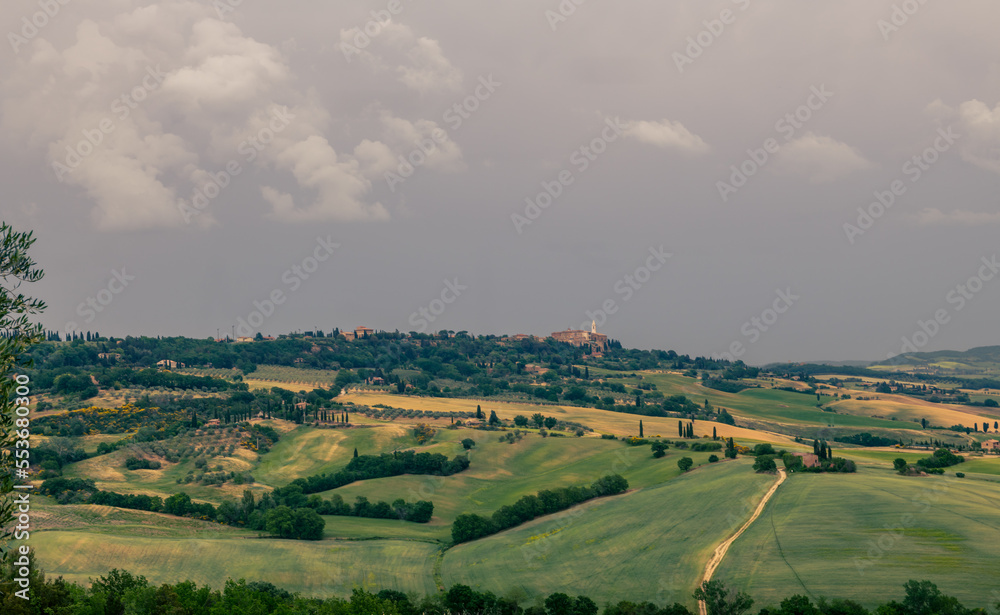 the beautiful Tuscany and its magnificent landscape 

