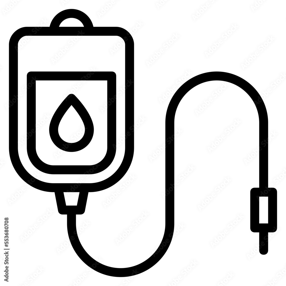 blood bag outline icon blood bag outline icon