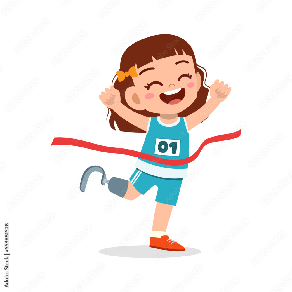 little kid with prosthetic leg win race little kid with prosthetic leg win race