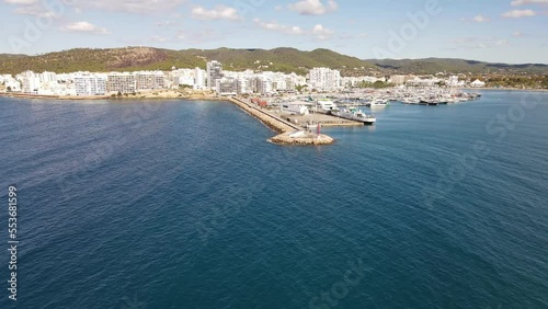 Sant Antoni de Portmany (San Antonio) city in Ibiza, Spain photo