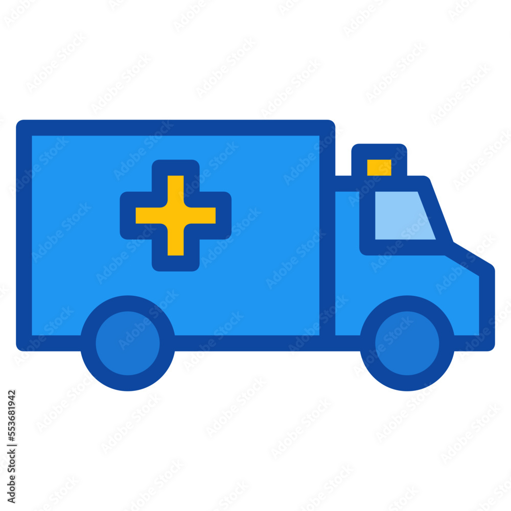 Ambulance two tone icon Ambulance two tone icon