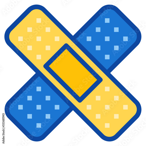 bandage two tone icon