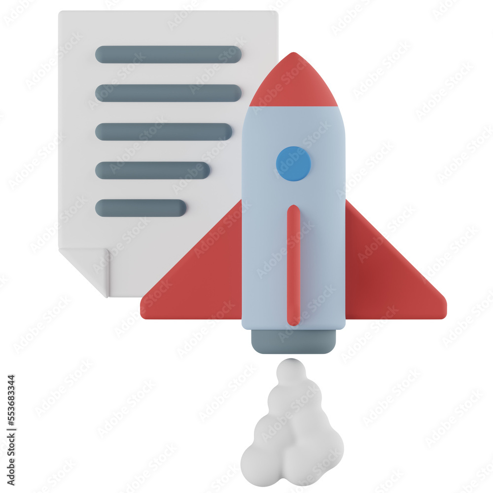 sharing content 3d render icon with transparent background