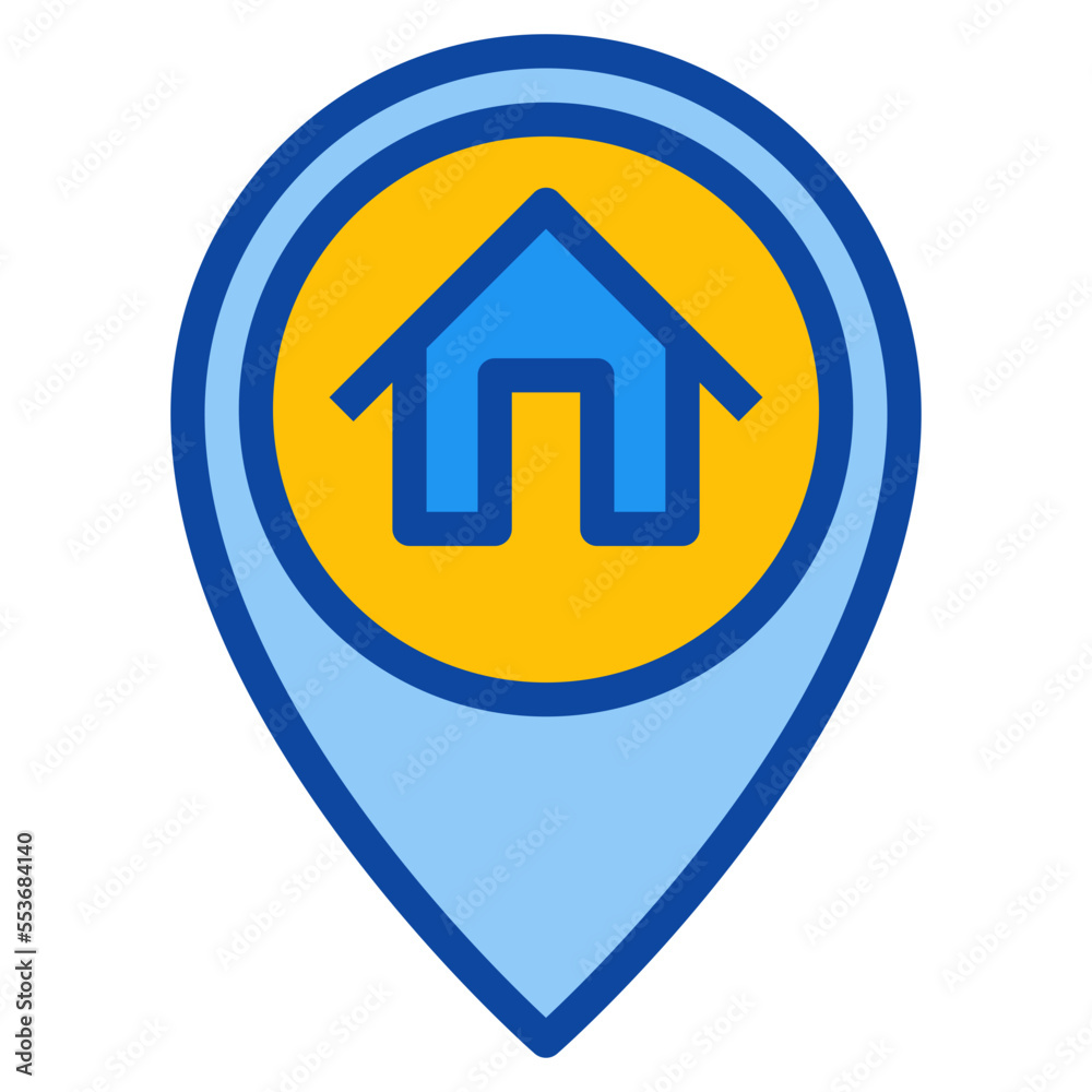 house two tone icon house two tone icon