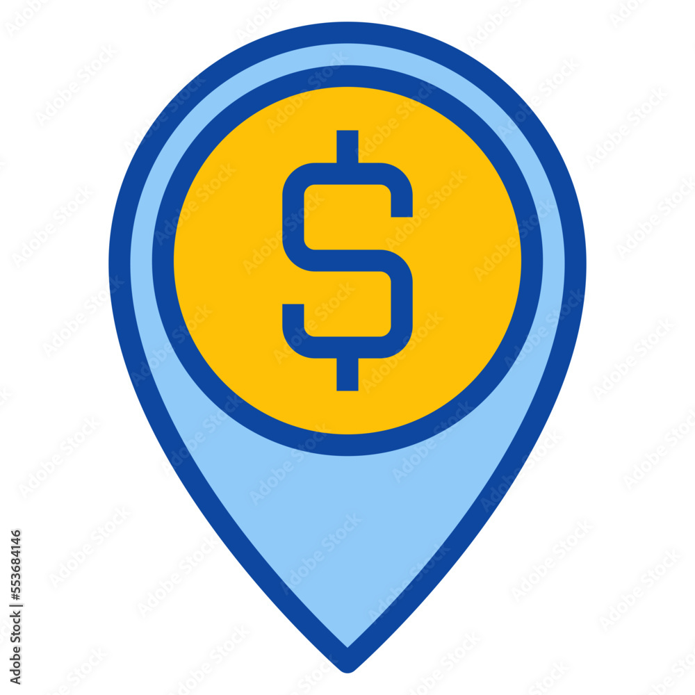 Obraz premium money two tone icon