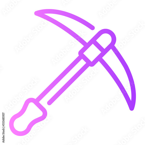 pickaxe gradient icon