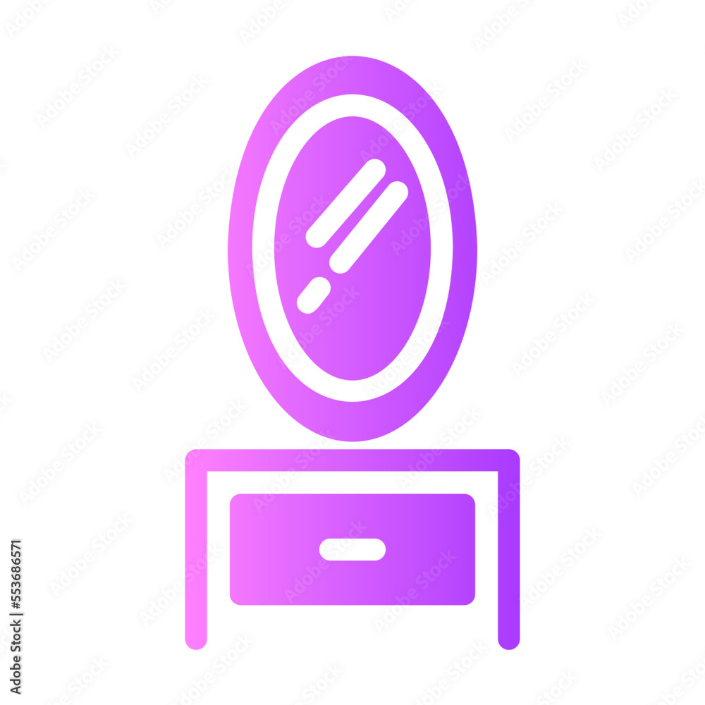 dressing table icon dressing table icon