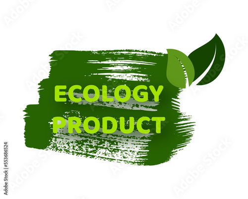 Green natural bio labels