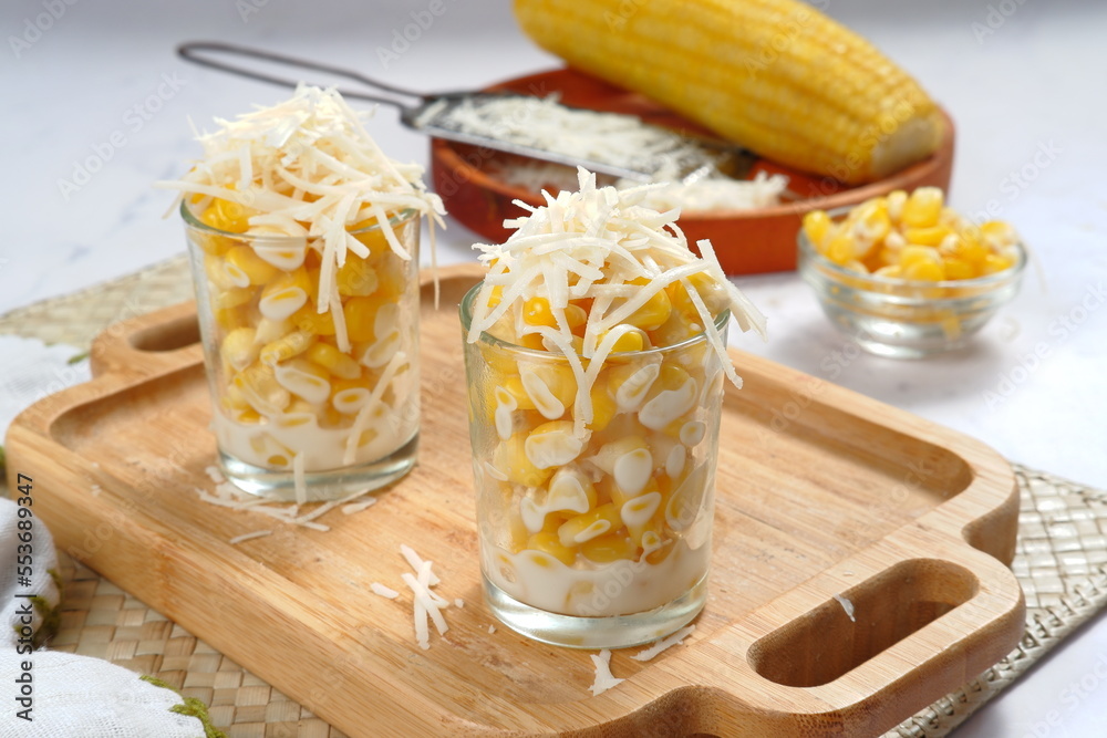 Jasuke or Jagung Susu Keju is A popular sweet and creamy snacks from ...